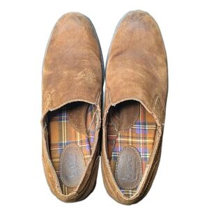 BOC Born Concept Ankle Booties Women's Size 9 Brown Suede Leather Slip On‎ Heel